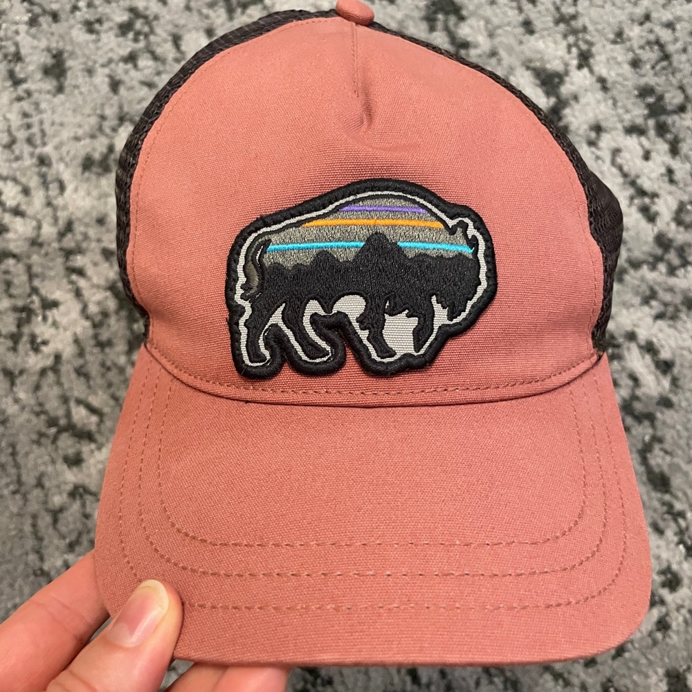 Patagonia Bison Pink Shorty Trucker Hat